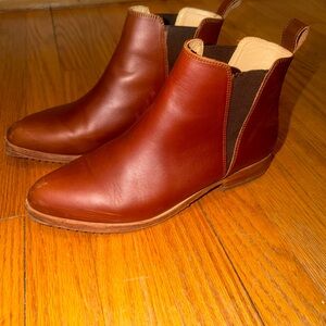 Nisolo Brown Leather Chelsea Boots